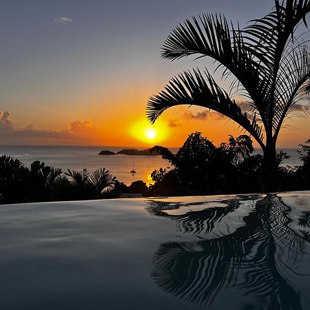 Sunset Palm - Villa Creole Avec Piscine Face Au Coucher De Soleil Et A La Reserve Cousteau Bouillante Exterior foto